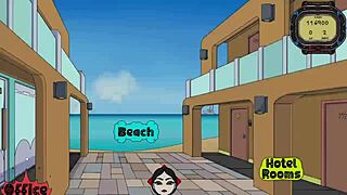 Anime Tourist Gets Trapped in Hentai Sex Scene with Blowjob