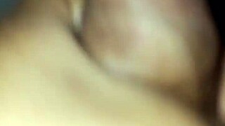 Gay guy masturbates to cum in casual home scene