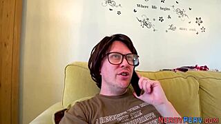 Does the Leeds geek get his cock gobbled by the inked Brit?