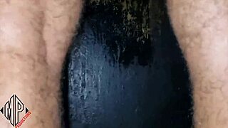 I watch mature guy fuck my boyfriend's ass in shower while kissing me, straight married ending in gay sex.