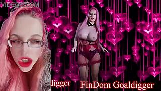 Goddess Gives Jerk Off Instructions In BDSM