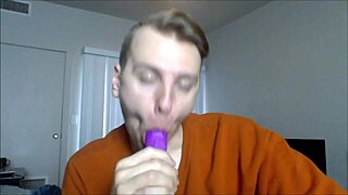 pov twink sucking cock deepthroat in gay scene