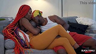 black tgirl jordan gets hardcore assfucking 😈