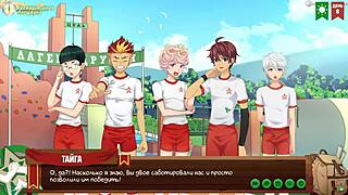 Game Friends Camp Ep 9 - Juicy Blowjob to Natsumi Russian Voice.