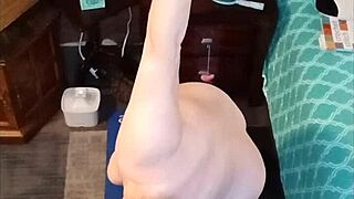 Bold naked yoga with big tits and ass in morning