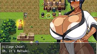 Tanned Girl Natsuki Hentai Game Ep 33 Festival Public Blowgang