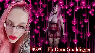 Goddess Gives Jerk Off Instructions In BDSM