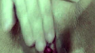 alice lima6 showing off in bathroom before fingering wet pussy