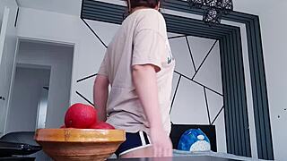 Girl Masturbates Bra-Free! She Pees and Squirts Nonstop to Climax!