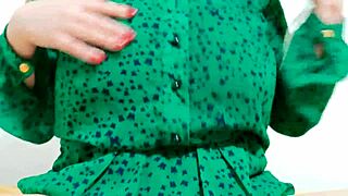 Hot Girl Strips Sexy Dress, Moaning Loud in Public Solo Ride