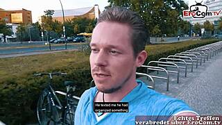 German Man Meets Cute Teen 18+ For Public Fucking