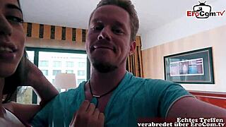 German Man Meets Cute Teen 18+ For Public Fucking