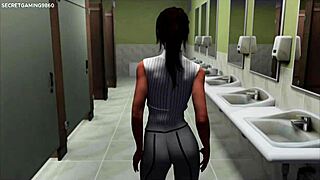 Milf melts with orgasms from first BBC. Brunette hottie tackles huge 12-inch cock!