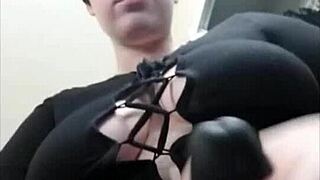 Goth Girl With Big Tits Dominates In Sexting Humiliation