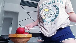 Girl Masturbates Bra-Free! She Pees and Squirts Nonstop to Climax!