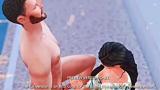 courtside passion - 3d hentai - preview version