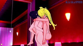 Sakura and Naruko Fuck Sasuke in Naruto Hentai