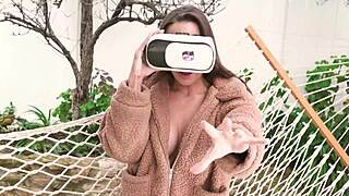 Is Lily Lou Ready for Outdoor VR Sex?