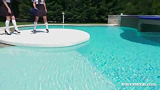 naughty ally does atm with trainer for swim team spot