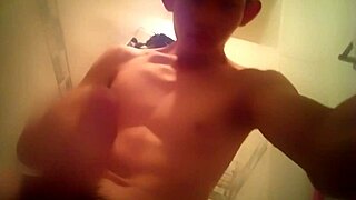 gay guy cums in toilet