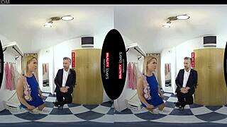 'watch me squirt while bent over in stockings!' says the blonde milf