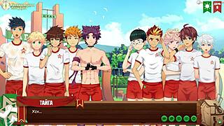 Game Friends Camp Ep 9 - Juicy Blowjob to Natsumi Russian Voice.