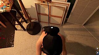 She eats my cum at the house party game