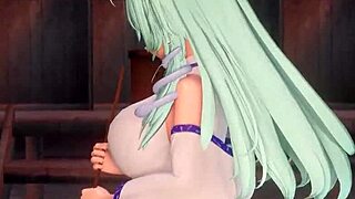 sanae gives me a big tit paizuri in 3d 😍