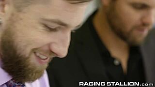 two hunks suck the big boss's bbc for extension