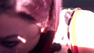 Real Partying Teen Gives Brain At Orgy.