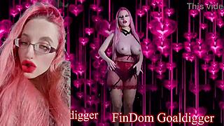 Goddess Gives Jerk Off Instructions In BDSM