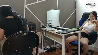 i hooked up with the secretary in the boss’s office space.