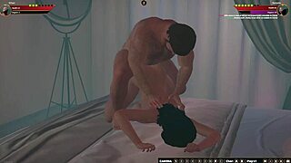 Ethan Battles Slutania In Naked 3D Wrestling Fuck Fest