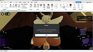Creampie on angel’s ass and face in Roblox porn
