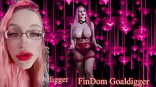 Goddess Gives Jerk Off Instructions In BDSM