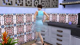 japanese stepmom shares hotel bed with stepson