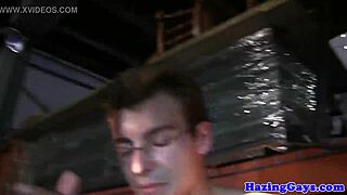 these amateur twinks got initiated right after a wild dorm fuck