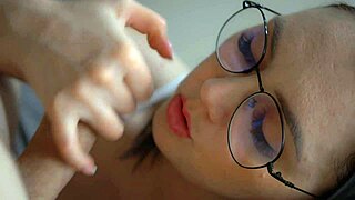 Hey! Watch This Lecherous Wife Suck Hard and Get a Messy Cumshot!