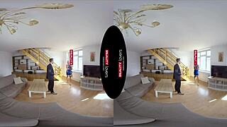 'watch me squirt while bent over in stockings!' says the blonde milf