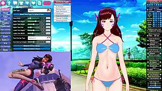 D.Va Gets Fucked in the Room with Deepthroat and Cowgirl Riding