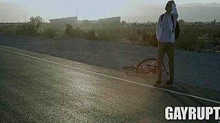 Gay amateur Trevor Harris and Paris in a hot scene in Sin City