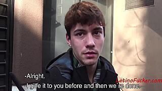 Paying my latino teen 18+ friend for gay sex in public