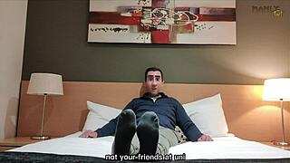 stuck in a hotel room with my hot stepdad, sharing one bed, i crave him so badly.