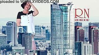 Is This Giant Lady Without Panties Walking The City Really As Tall As King Kong?