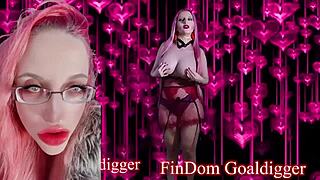 Goddess Gives Jerk Off Instructions In BDSM