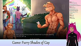 Vtuber Lewdneko Explores Furry Shades of Gay Game