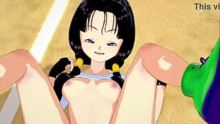videl wants to thank you for teaching her to fly dragon ball z anime hentai 😊