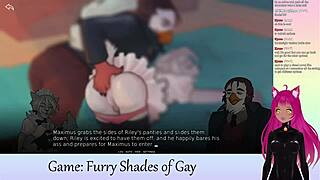 Vtuber Lewdneko Explores Furry Shades of Gay Game