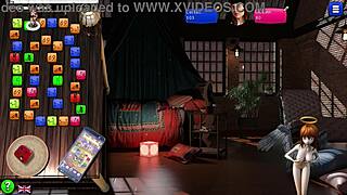 in this sex adventure, she gives a blowjob and licks his pussy.