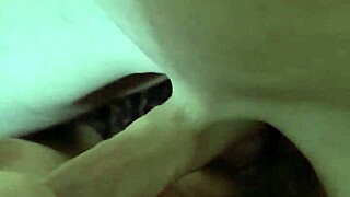 Young wife with natural boobs sucking and fucking for cash